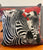 Zebra pillow (18x18)